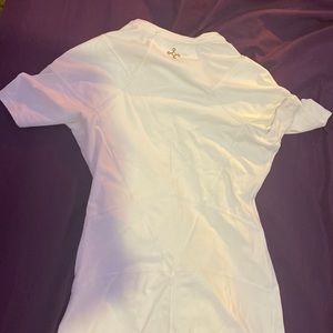 Tommie Copper, white slim fitted white gym tee size medium.